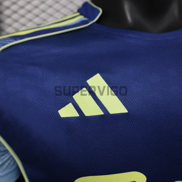 Camiseta Ajax Segunda Equipación 2025/2026 Azul (EDICIÓN JUGADOR)