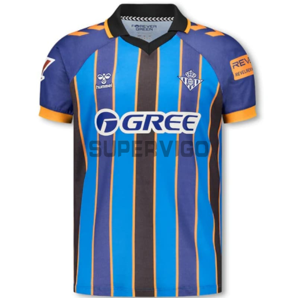 Camiseta de Portero Real Betis 2025/2026 Azul/Dorado con Parche La Liga