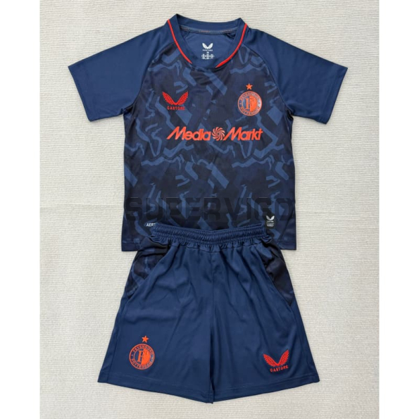 Camiseta Feyenoord Tercera Equipación 2026/2027 Azul Marino/Naranja
