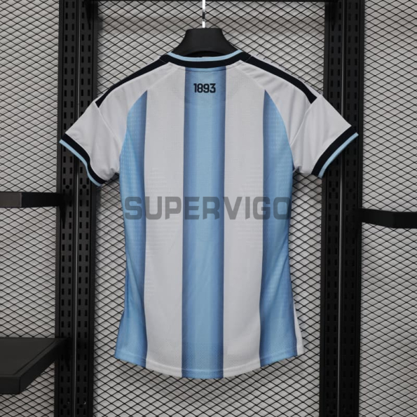 Camiseta Argentina Primera Equipación Mundial 2026 Azul/Blanco Mujer con FIFA2022 (EDICIÓN JUGADOR)