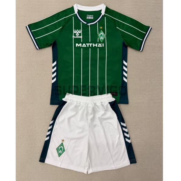 Camiseta Werder Bremen Primera Equipación 2025/2026 Verde/Blanco