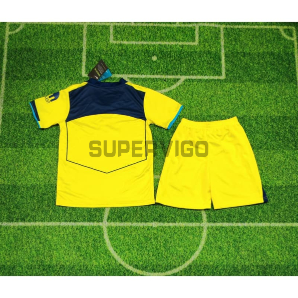 Camiseta Tottenham Hotspur Tercera Equipación 2025/2026 Amarillo Niño Kit