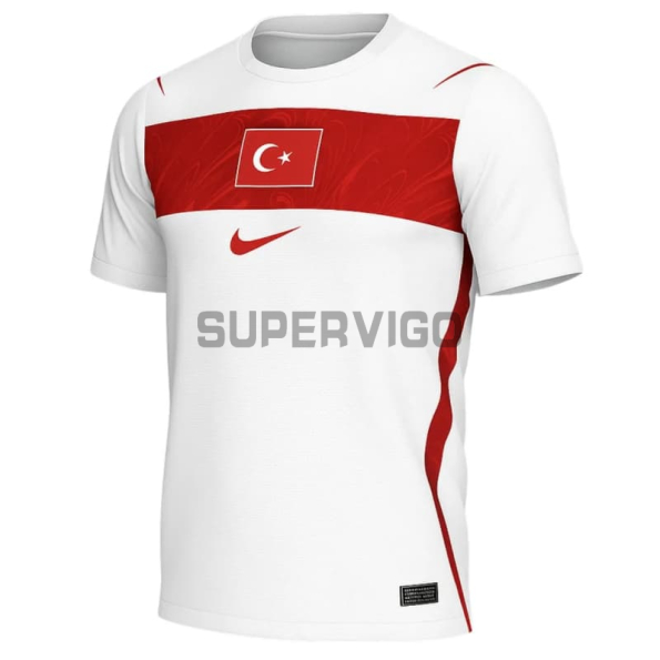 Camiseta Turquía Segunda Equipación Mundial 2026 Blanco
