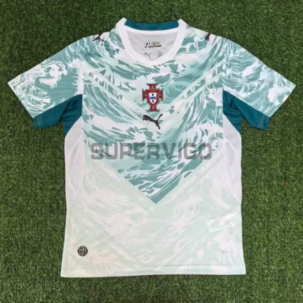 Camiseta Portugal Segunda Equipación Mundial 2026 Verde/Blanco