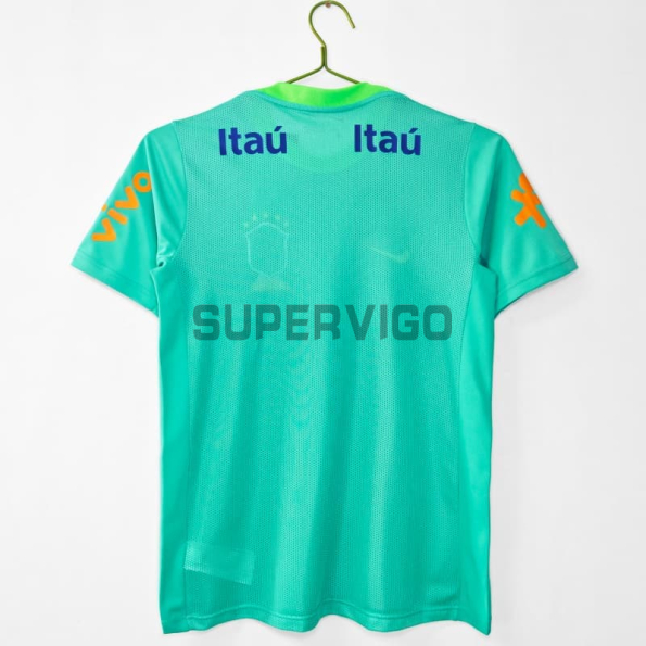 Camiseta de Entrenamiento Brasil 2024 Verde/Amarillo