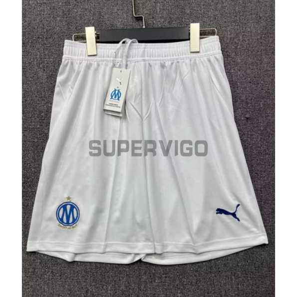 Pantalón Corto Olympique Marsella Primera Equipación 2026/2027 Blanco