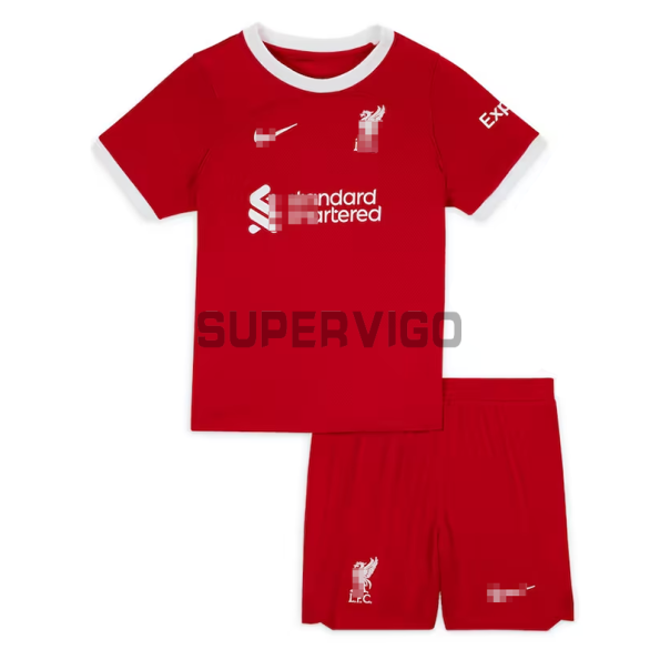 Camiseta Liverpool Primera Equipación 2023/2024 Niño Kit