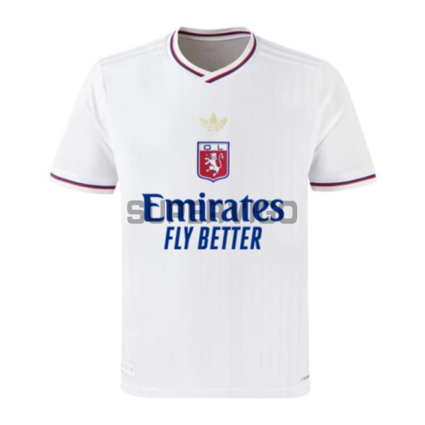 Camiseta Olympique De Lyon 75 Aniversario Edición 2025/2026 Blanco