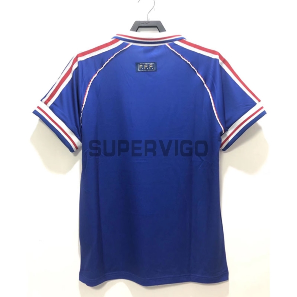 Camiseta Francia Primera Equipación Retro 1998