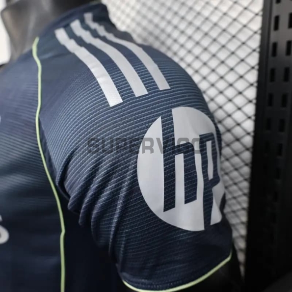 Camiseta Real Madrid Segunda Equipación 2025/2026 Azul Marino (EDICIÓN JUGADOR)