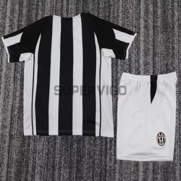Camiseta Juventus Primera Equipación Retro 2004/05 Blanco/Negro Niño Kit