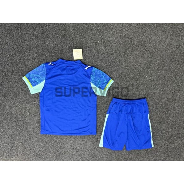 Camiseta Olympique Marsella Tercera Equipación 2025/2026 Azul Niño Kit