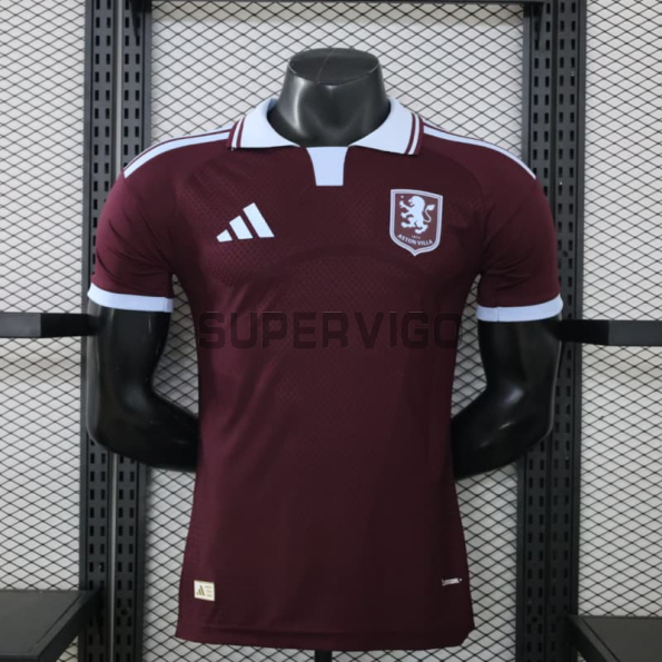 Camiseta Aston Villa Primera Equipación 2026/2027 Borgoña (EDICIÓN JUGADOR)