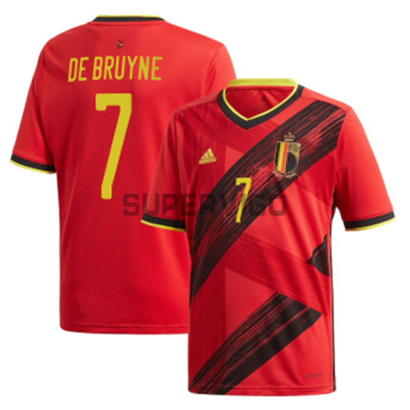 Camiseta DE BRUYNE 7 Bélgica 1ª Equipación 2021