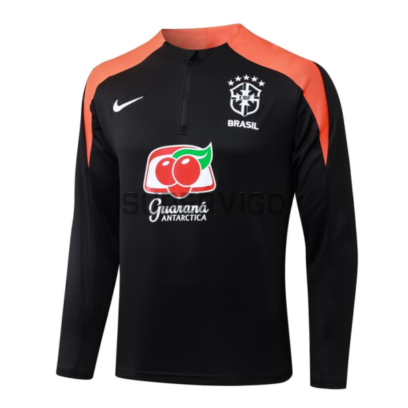 Sudadera De Entrenamiento Brasil 2025/2026 Negro