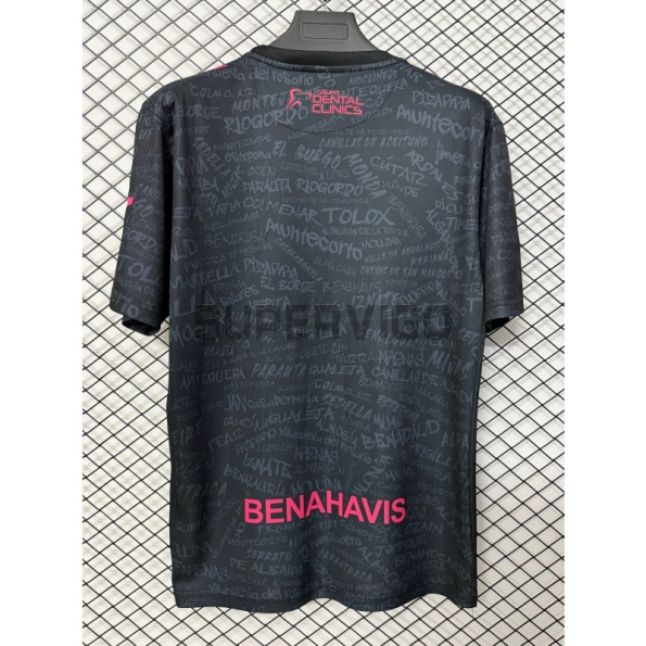 Camiseta Málaga CF Tercera Equipación 2026/2027 Negro con Parche La Liga
