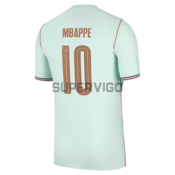 Camiseta MBAPPE 10 Francia Segunda Equipación Mundial 2026 Verde Menta
