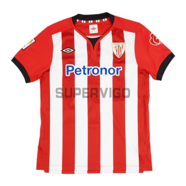 Camiseta Athletic de Bilbao Primera Equipación Retro 2011/12 Rojo/Blanco