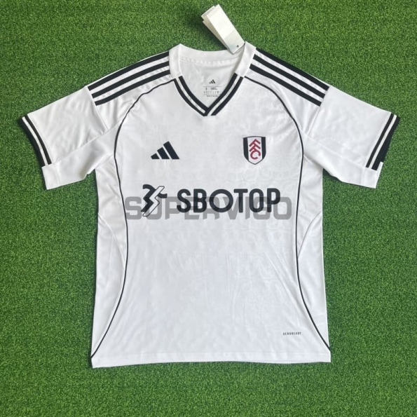 Camiseta Fulham F.C. Primera Equipación 2025/2026 Blanco