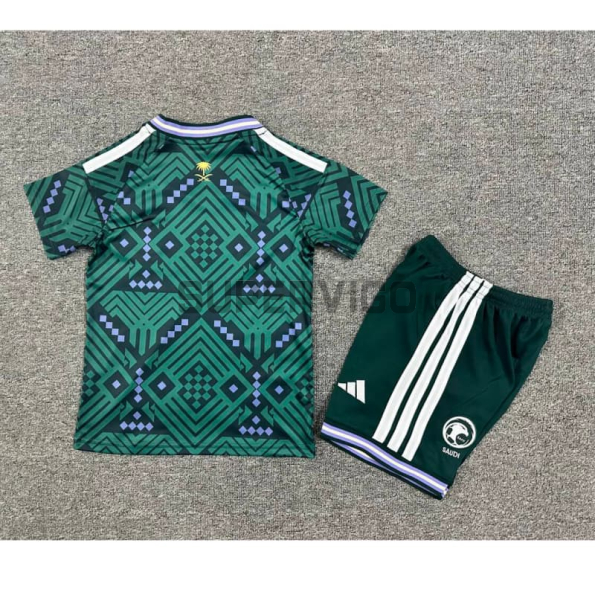 Camiseta Saudi Arabia Primera Equipación Mundial 2026 Verde Niño Kit