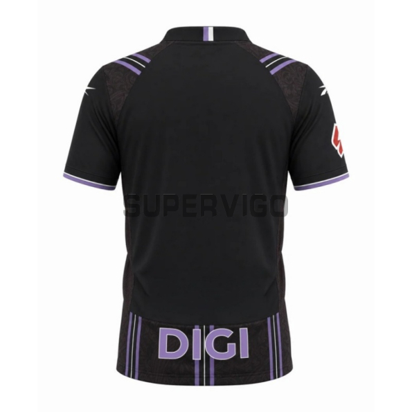 Camiseta Real Valladolid Segunda Equipación 2026/2027 Negro con Parche La Liga