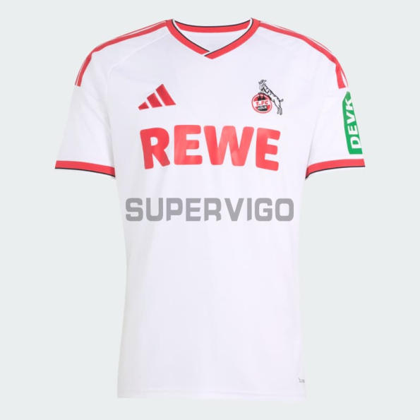 Camiseta FC Köln Primera Equipación 2026/2027 Blanco/Rojo