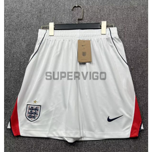 Pantalón Corto Inglaterra Primera Equipación Mundial 2026 Blanco