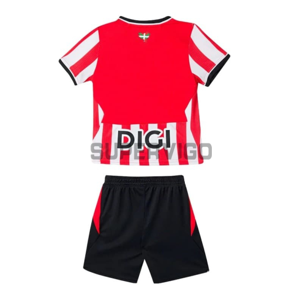 Camiseta  Athletic de Bilbao Primera Equipación 2026/2027 Rojo/Blanco Niño Kit