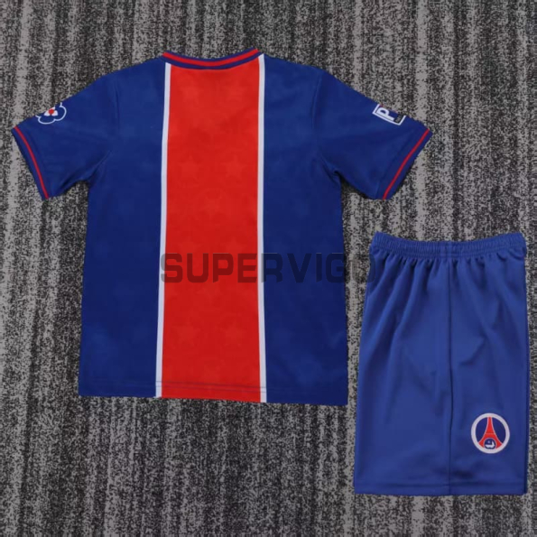 Camiseta PSG Primera Equipación Retro 1995/96 Azul/Rojo Niño Kit