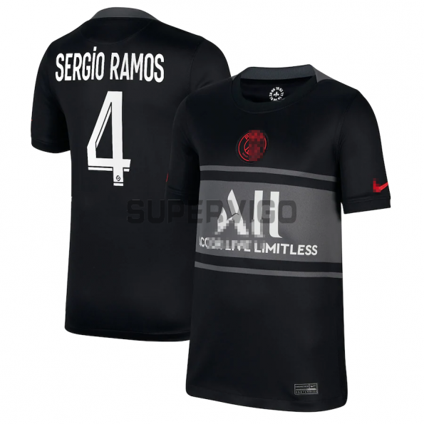 Maillot Sergio Ramos 4 PSG 2021 2022 Third
