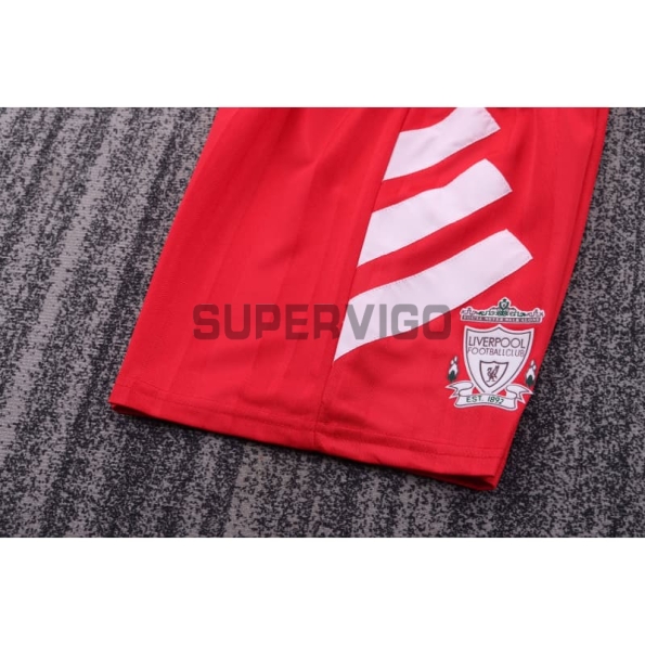 Camiseta Liverpool Primera Equipación Retro 1993/95 Rojo Niño Kit