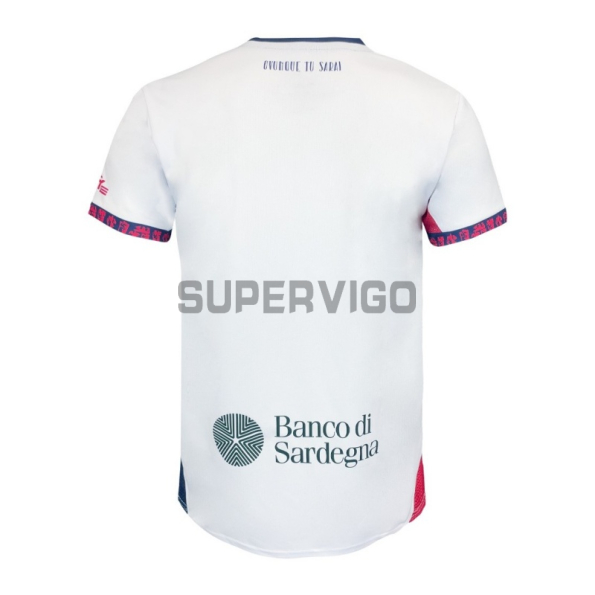 Camiseta Cagliari Calcio Segunda Equipación 2025/2026 Blanco