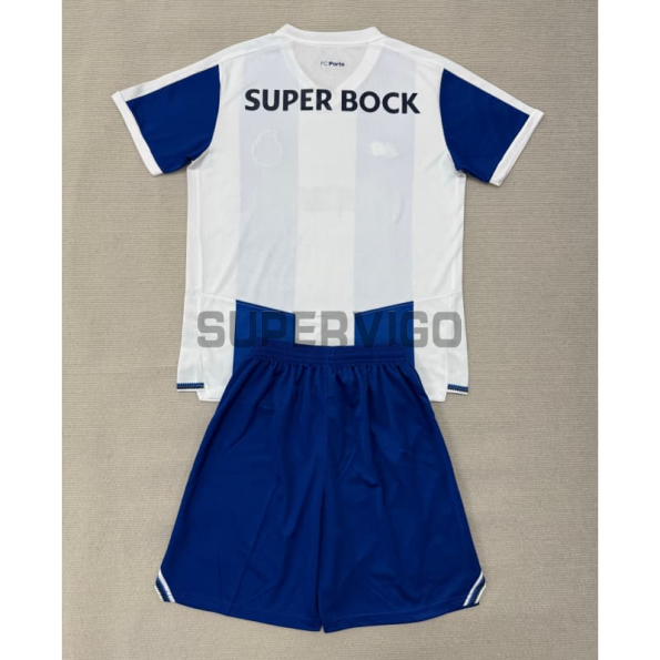 Camiseta Porto Primera Equipación 2026/2027 Azul/Blanco Niño Kit
