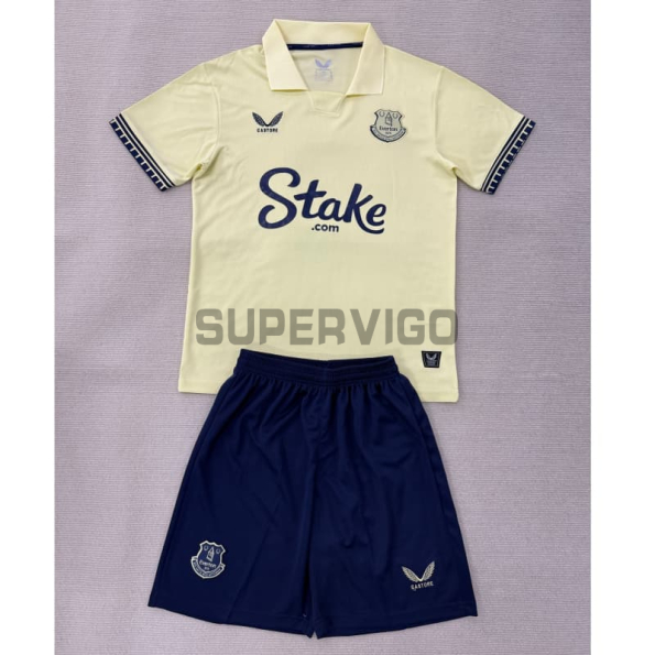 Camiseta Everton FC Segunda Equipación 2025/2026 Beige (EDICIÓN JUGADOR)