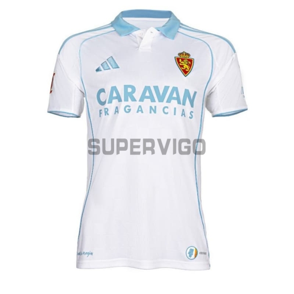 Camiseta Real Zaragoza Primera Equipación 2025/2026 Blanco
