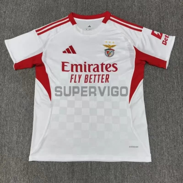 Camiseta Benfica Tercera Equipación 2025/2026 Blanco
