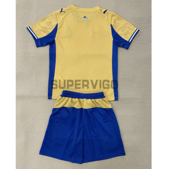 Camiseta Olympique Marsella Cuarta Equipación 2025/2026 Oro/Azul Niño Kit