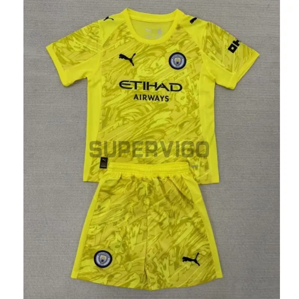 Camiseta Portero Manchester City 2025/2026 Amarillo Brillante