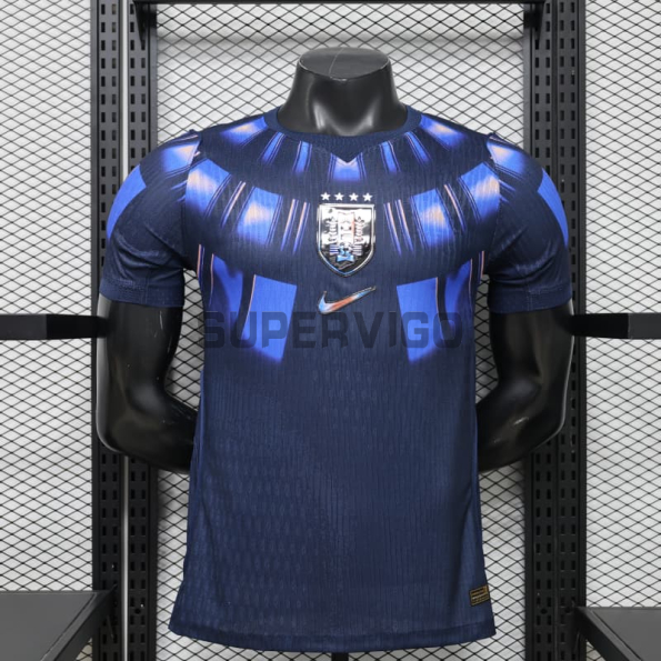 Camiseta Uruguay Segunda Equipación Mundial 2026 Azul Oscuro (EDICIÓN JUGADOR)