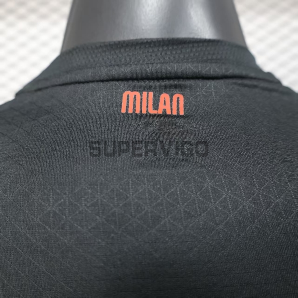 Camiseta AC Milan Primera Equipación 2025/2026 ML Rojo/Negro (EDICIÓN JUGADOR)