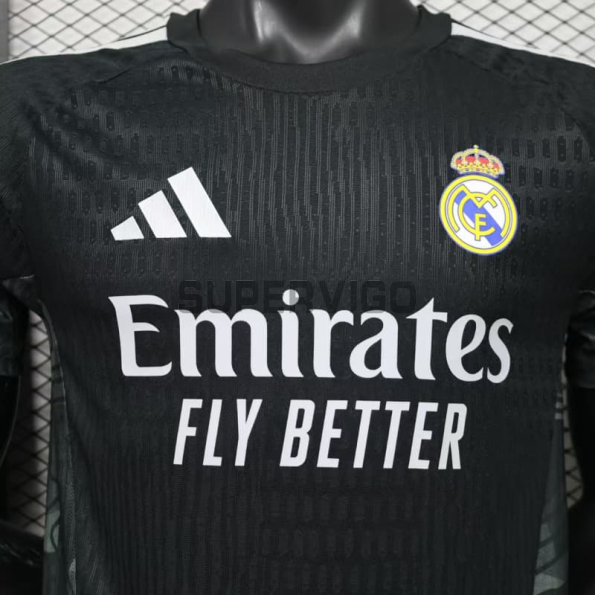 Camiseta de Portero Real Madrid Primera Equipación 2026/2027 Negro (EDICIÓN JUGADOR)