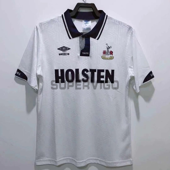 Camiseta Tottenham Hotspur Primera Equipación Retro 92/94