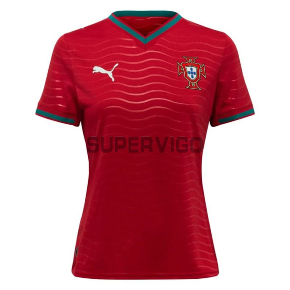 Camiseta Portugal Primera Equipación Mundial 2026 Rojo Mujer