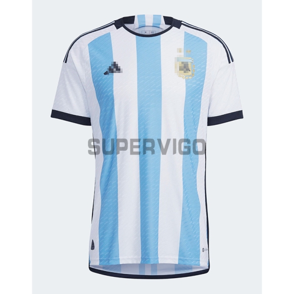 Camiseta Argentina Primera Equipación 2022 Mundial (EDICIÓN JUGADOR)