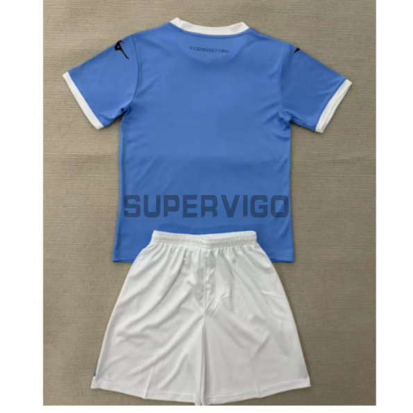 Camiseta Lazio Primera Equipación 2025/2026 Azul Niño Kit