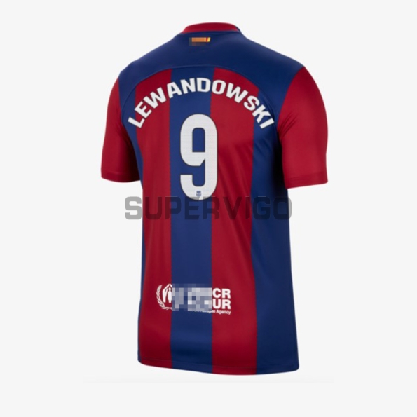 Maillot Lewandowski 9 Barcelone 2023/2024 Domicile