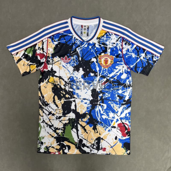 Camiseta Manchester United x Stone Roses 2025/26 Edición Especial Multicolor