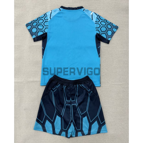Camiseta de Portero Olympique Marsella 2026/2027 Azul Niño Kit