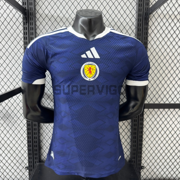 Camiseta Escocia Primera Equipación Mundial 2026 Azul (EDICIÓN JUGADOR)