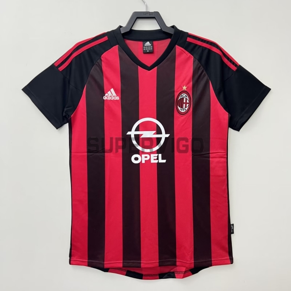 Camiseta AC Milan Primera Equipación Retro 03/04